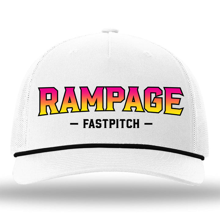 Rampage - DTF Hat - 5 Panel Trucker with Rope