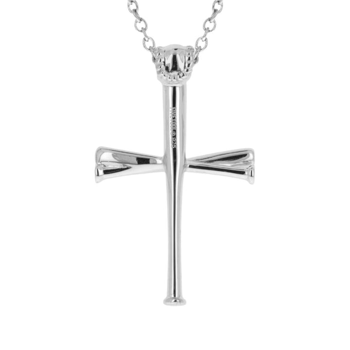 2.0 Baseball Bat Cross Necklace