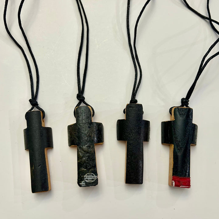 Baseball Bat Handle Cross Necklaces