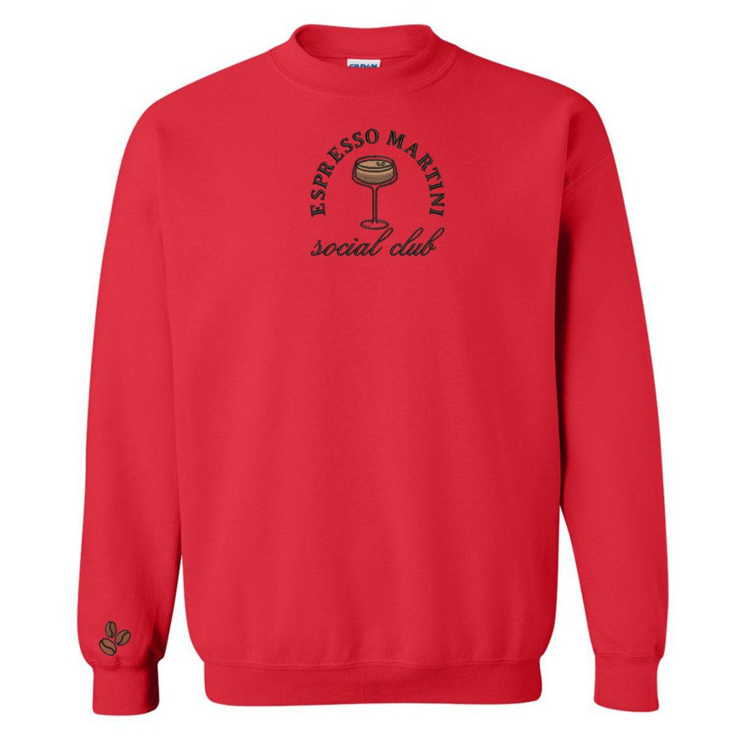 'Espresso Martini Social Club' Crewneck Sweatshirt