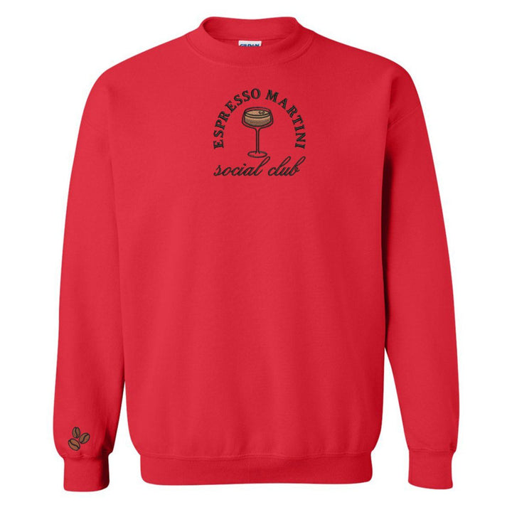 'Espresso Martini Social Club' Crewneck Sweatshirt