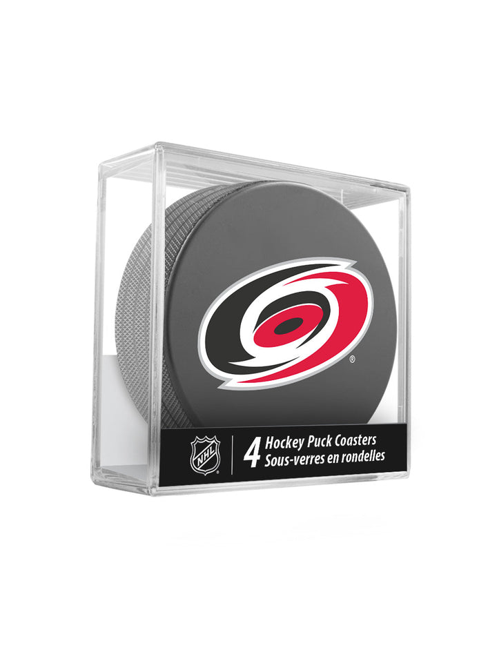 Carolina Hurricanes Hockey Puck Coaster Set