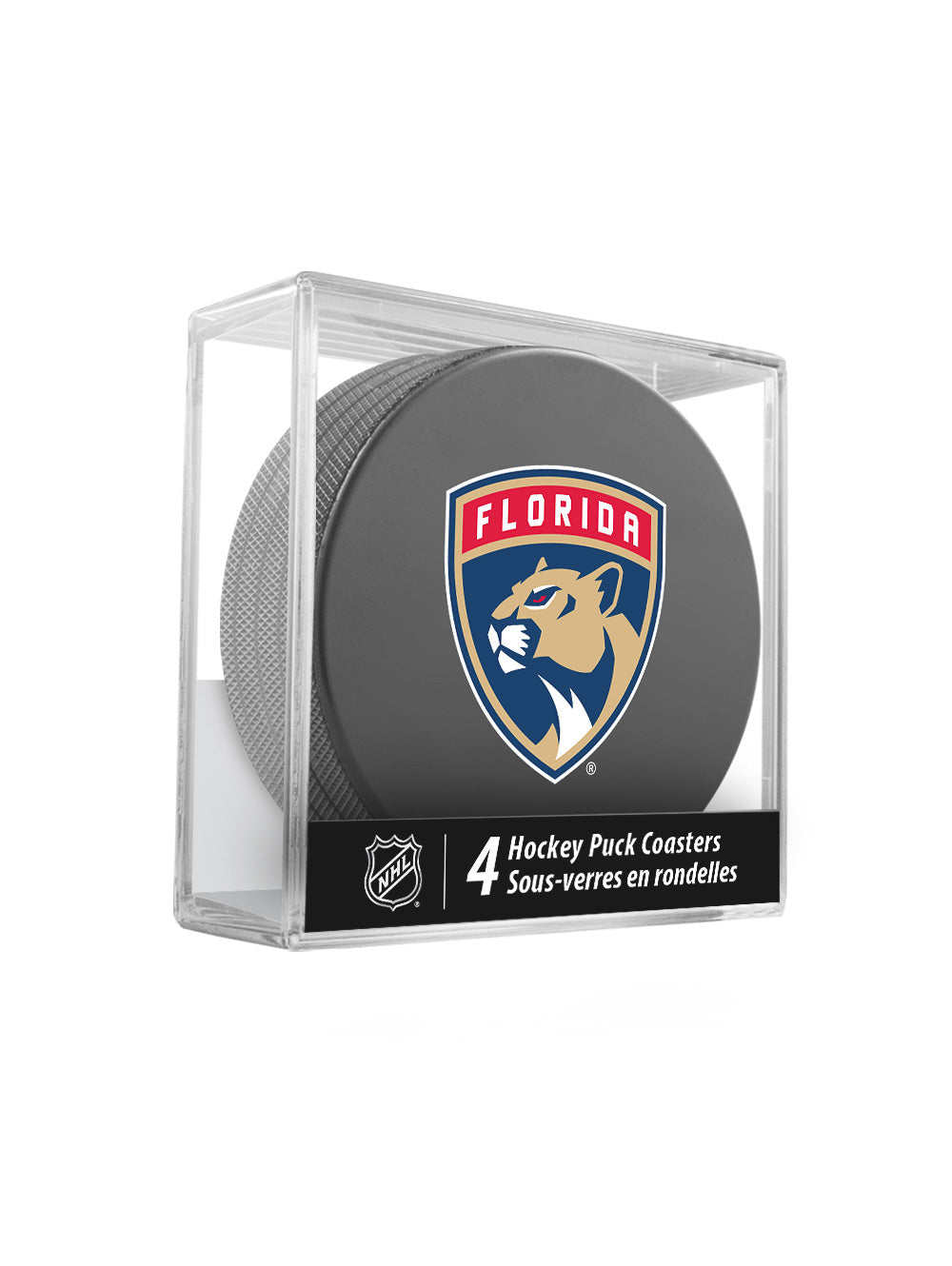 Florida Panthers Hockey  Puck Coaster Set