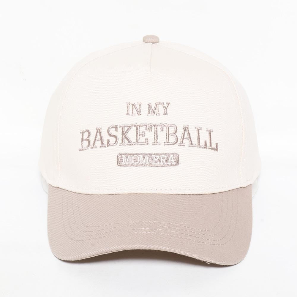 In My Basketball Mom Era - Embroidered Two Tone Baseball Hat
