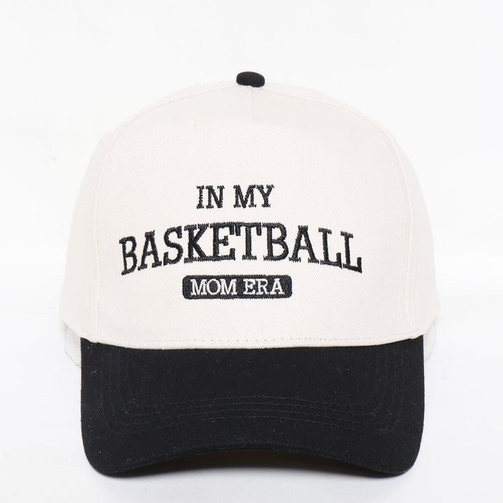 In My Basketball Mom Era - Embroidered Two Tone Baseball Hat
