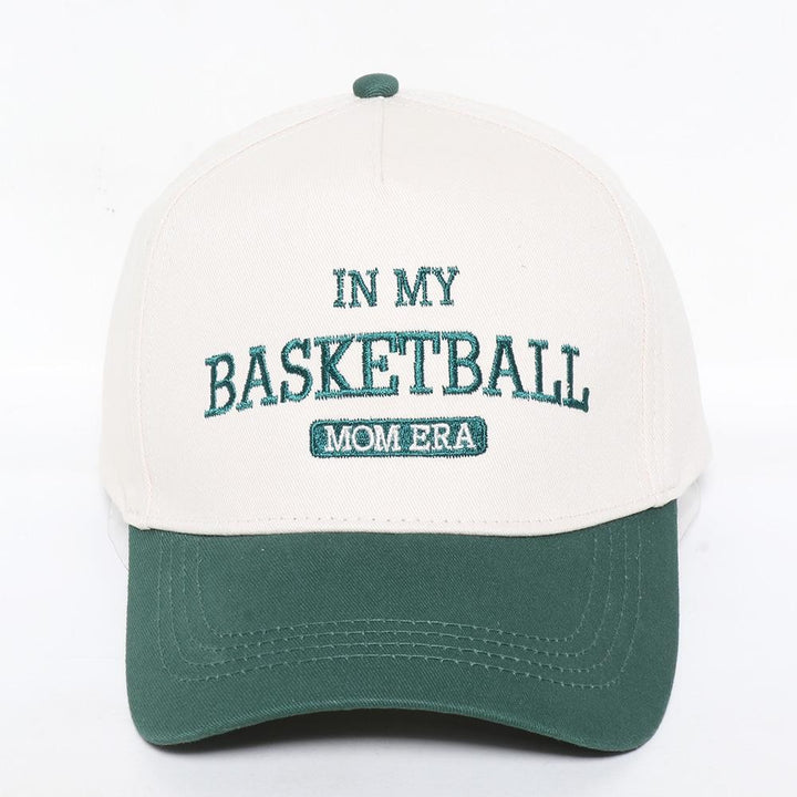 In My Basketball Mom Era - Embroidered Two Tone Baseball Hat