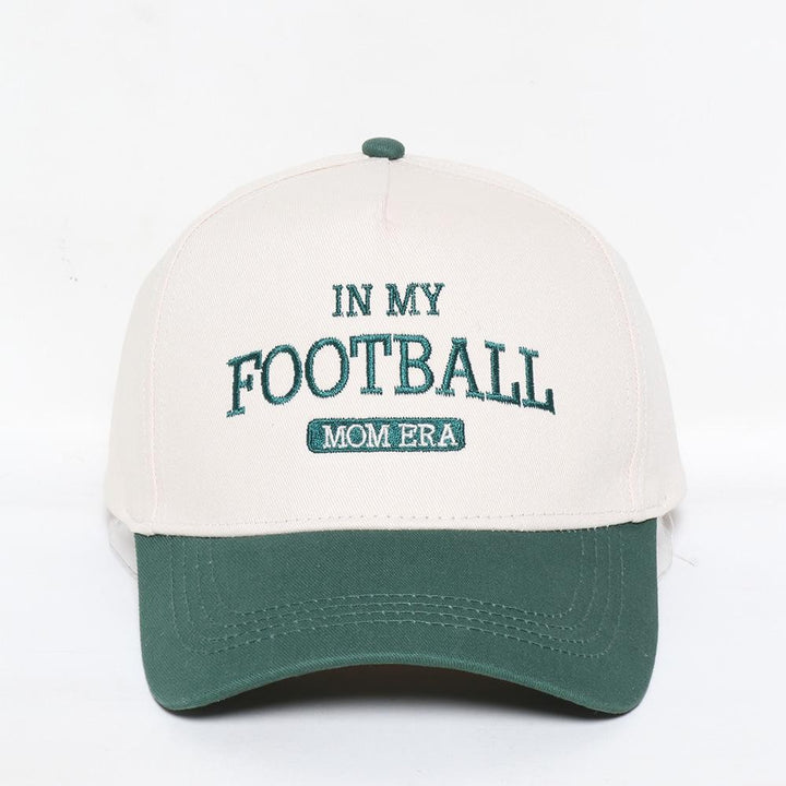 In My Football Mom Era - Embroidered Two Tone Baseball Hat
