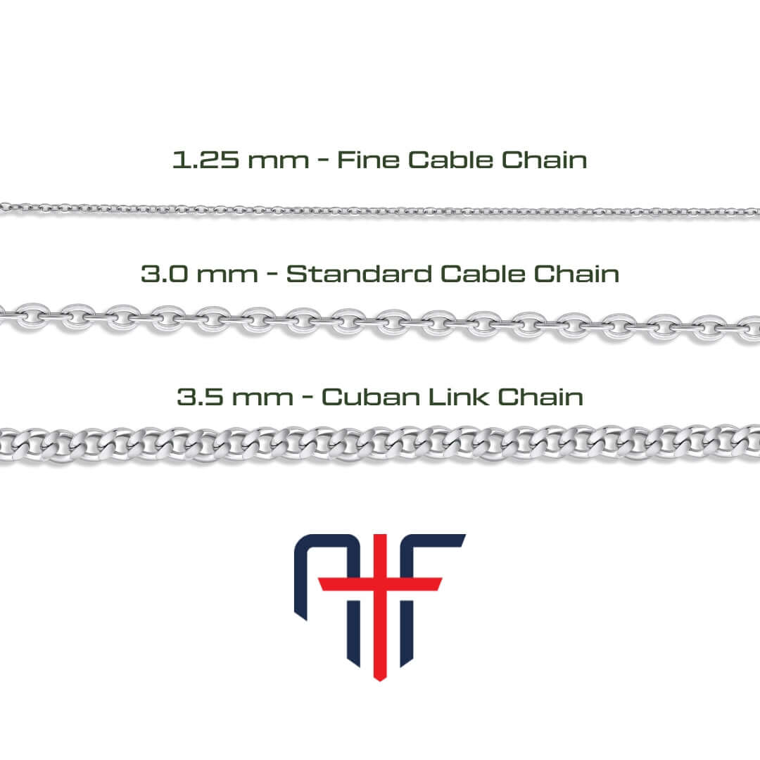 Brushed Custom Number Necklace