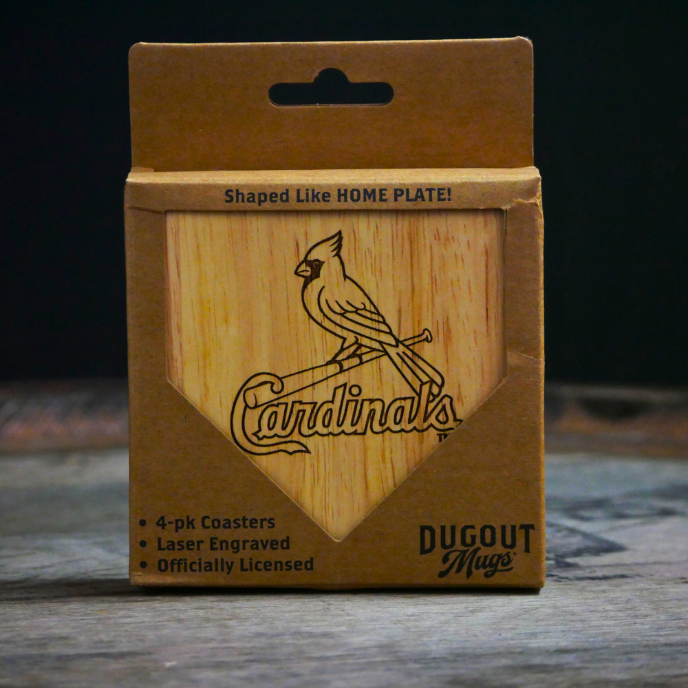 St. Louis Cardinals Dugout Mug® | Wood Coaster