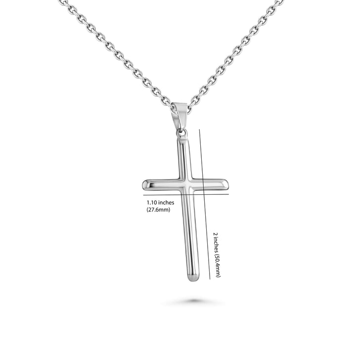 Cross Necklace w/ Chain | Stainless Steel