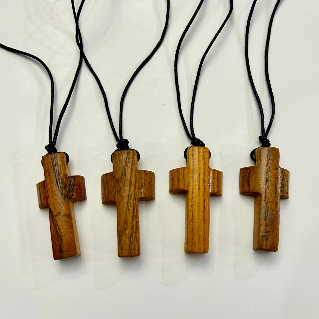 Baseball Bat Handle Cross Necklaces