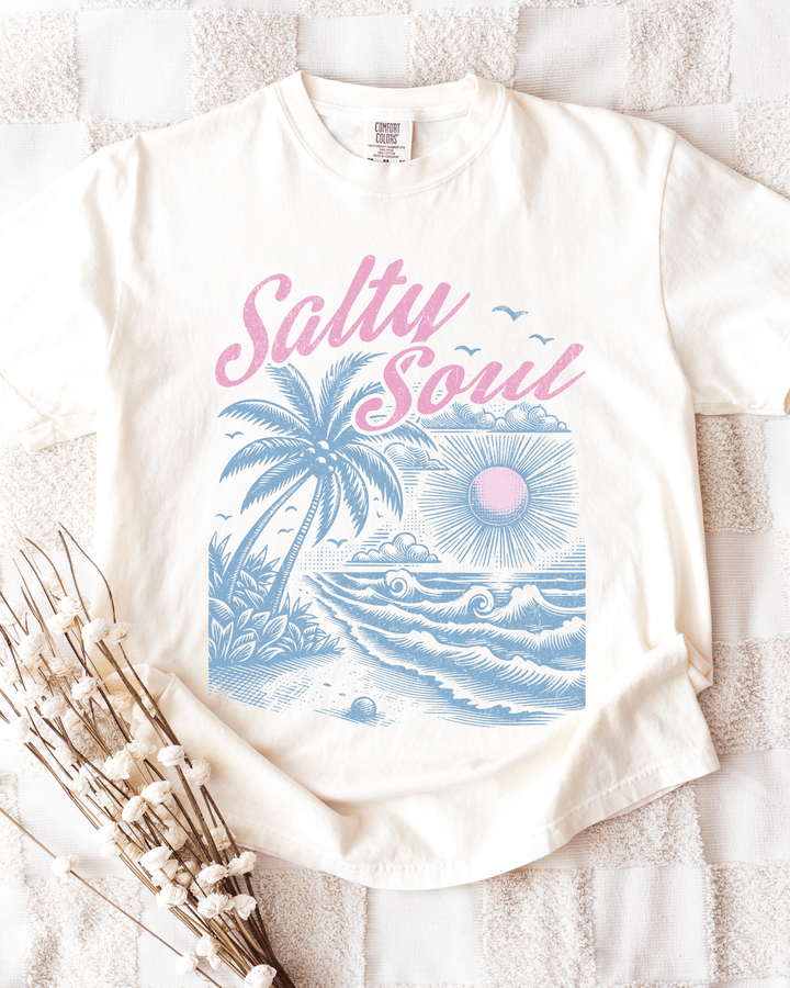 Salty Soul Beach Oversized T-Shirt