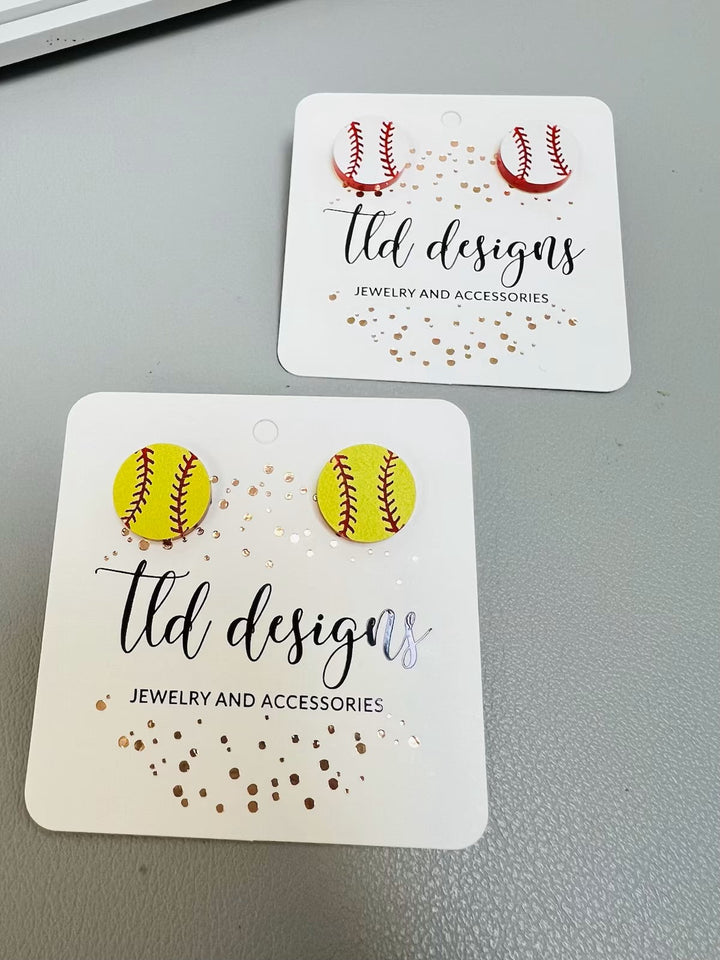 Baseball/Softball acrylic studs