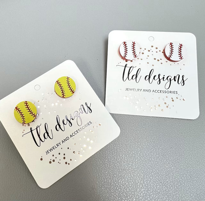 Baseball/Softball acrylic studs