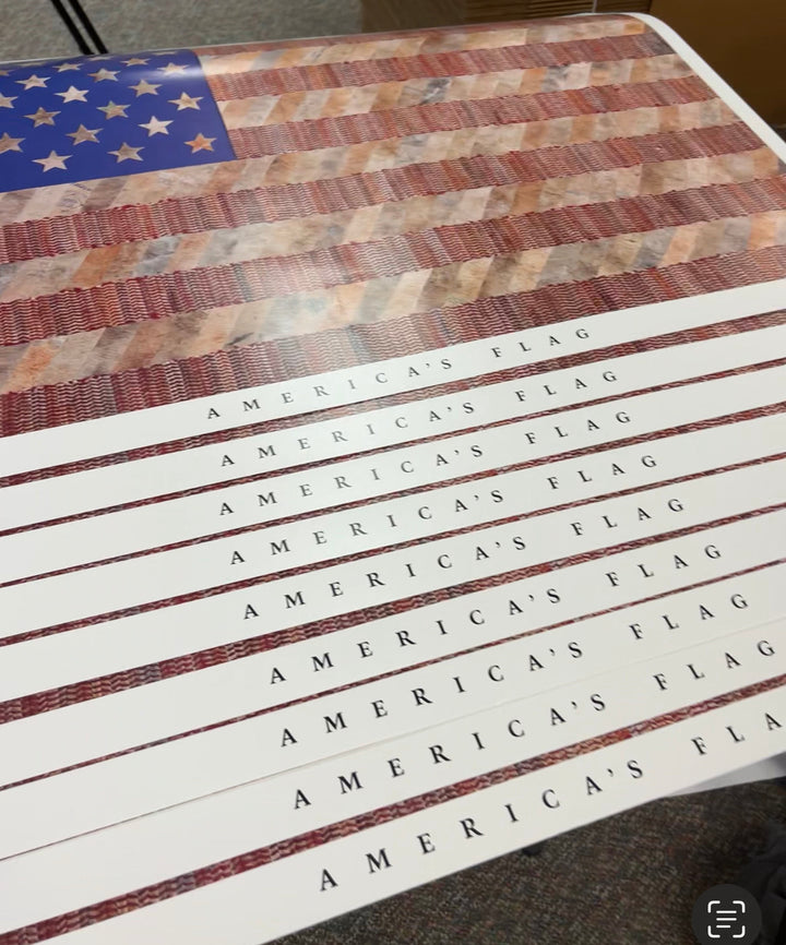 America’s Flag 24x36 Poster -  Autographed LE/1000