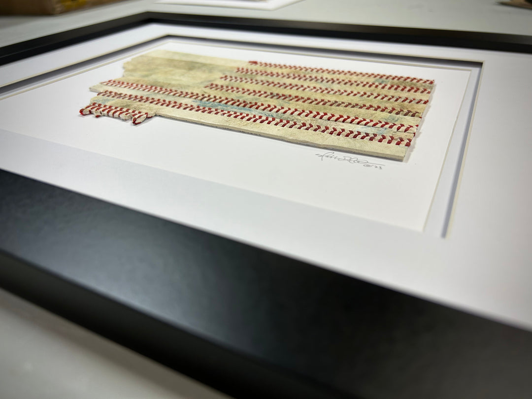 Montana Original Baseball Artwork - made from used baseballs