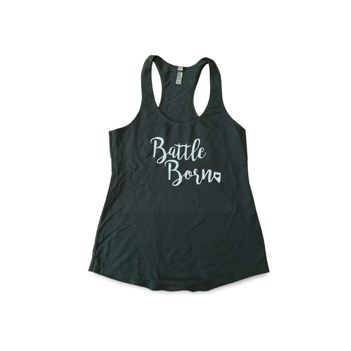 Battle Born -  Ladies Racerback Tank Top