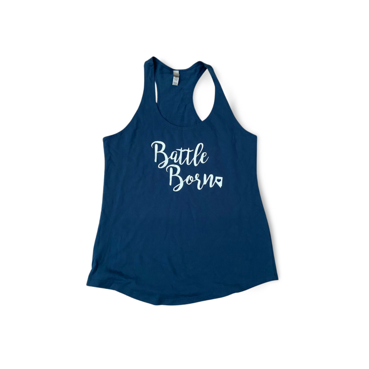 Battle Born -  Ladies Racerback Tank Top