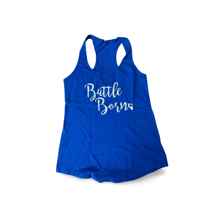 Battle Born -  Ladies Racerback Tank Top