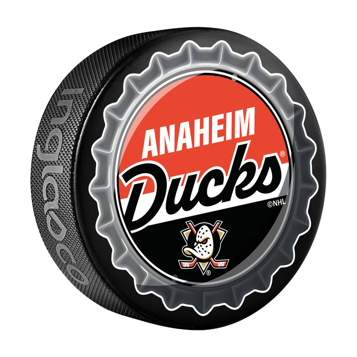 Anaheim Ducks Hockey Puck Bottle Opener