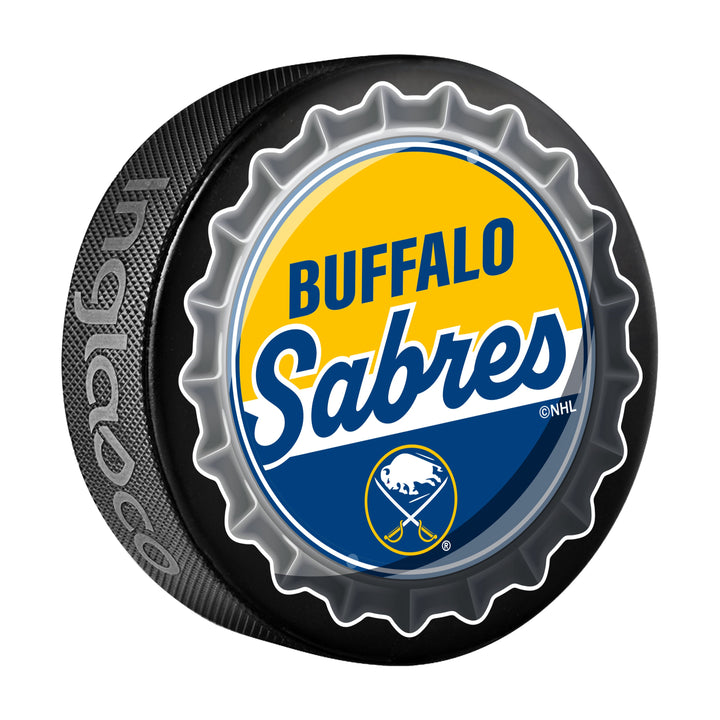 Buffalo Sabres Hockey Puck Bottle Opener