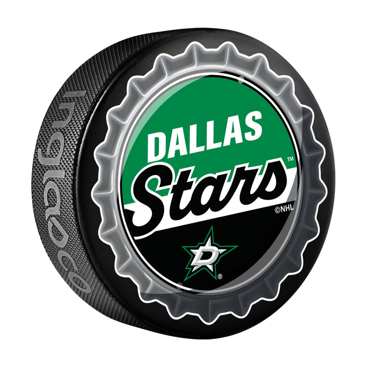 Dallas Stars Hockey Puck Bottle Opener