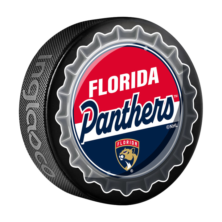 Florida Panthers Hockey Puck Bottle Opener