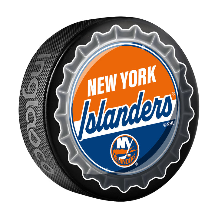 New York Islanders Hockey Puck Bottle Opener