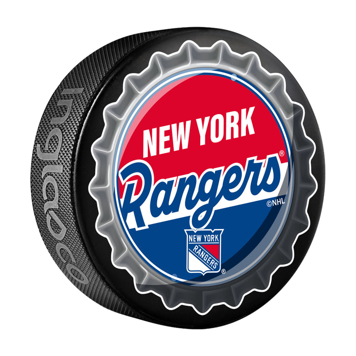 New York Rangers Hockey Puck Bottle Opener