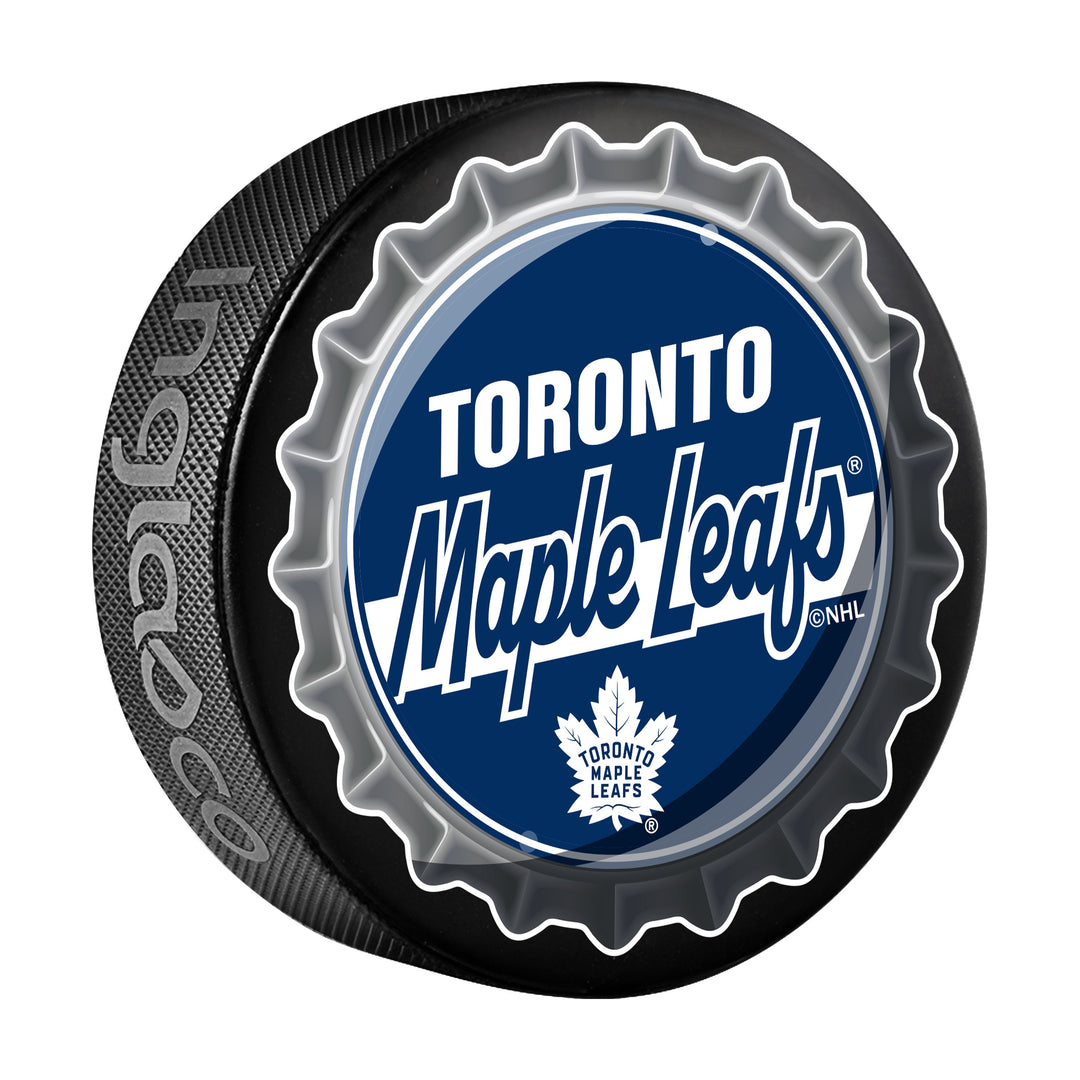 Toronto Maple Leafs Hockey Puck Bottle Opener