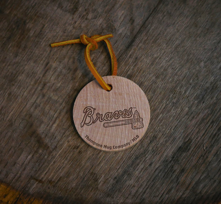 Choose From All 30 MLB Team Bat Slice Ornaments