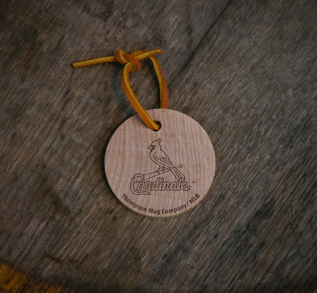 Choose From All 30 MLB Team Bat Slice Ornaments