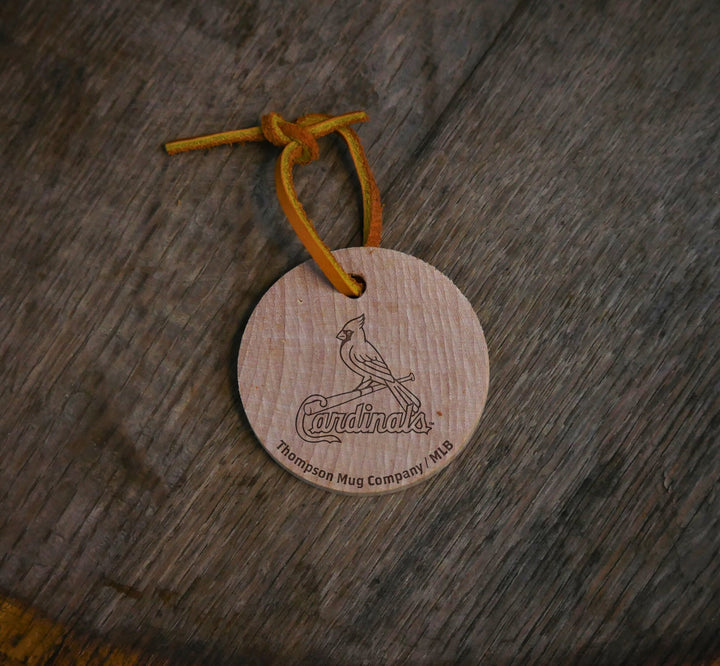 Choose From All 30 MLB Team Bat Slice Ornaments