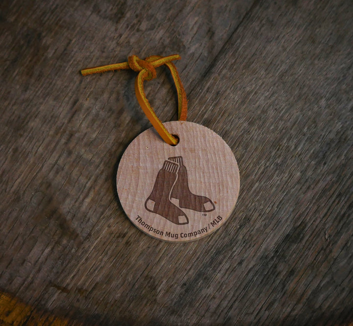 Choose From All 30 MLB Team Bat Slice Ornaments