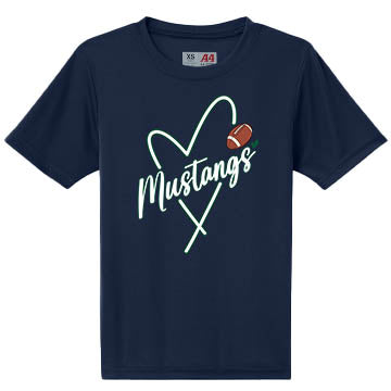 DR Mustangs Heart - Football