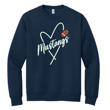 DR Mustangs Heart - Football