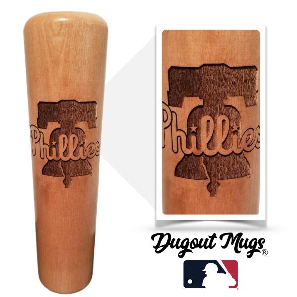 Philadelphia Phillies Dugout Mug® | Baseball Bat Mug Collective