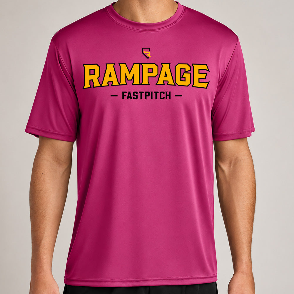 Unisex - Performance Style Short Sleeve Shirt - Rampage - Choose Your Logo