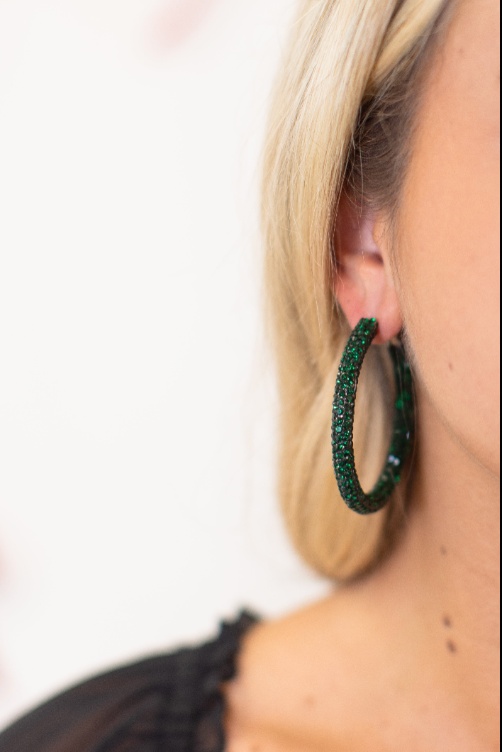 Hunter Bling Hoops