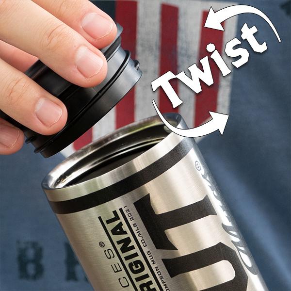 Detroit Tigers "D" Metal Dugout Mug | Stainless Steel Baseball Bat Mug