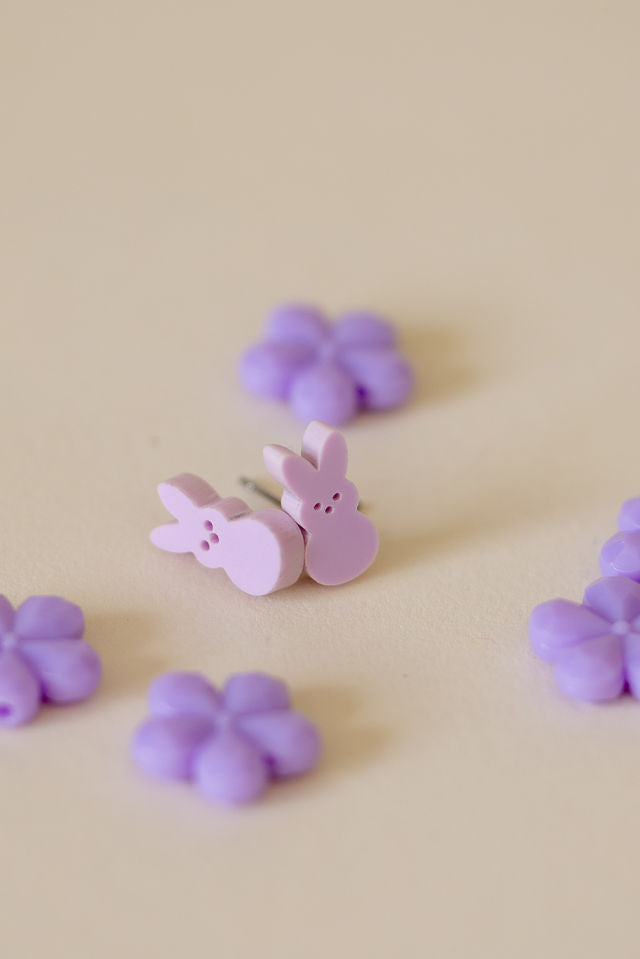 Easter bunny studs