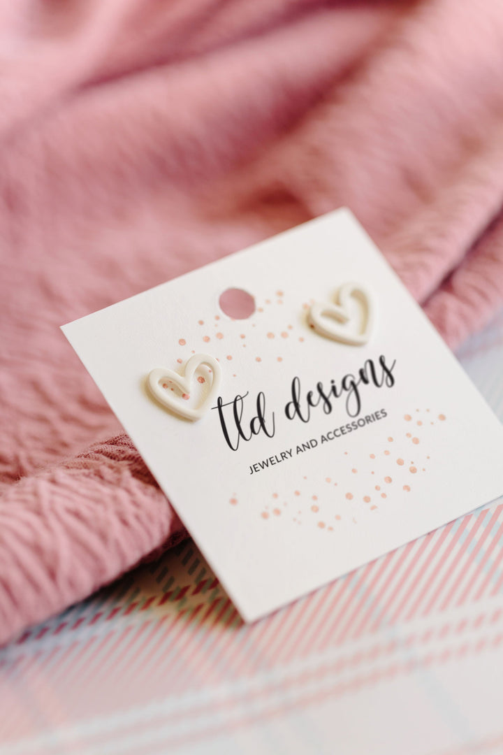 U stole my heart studs