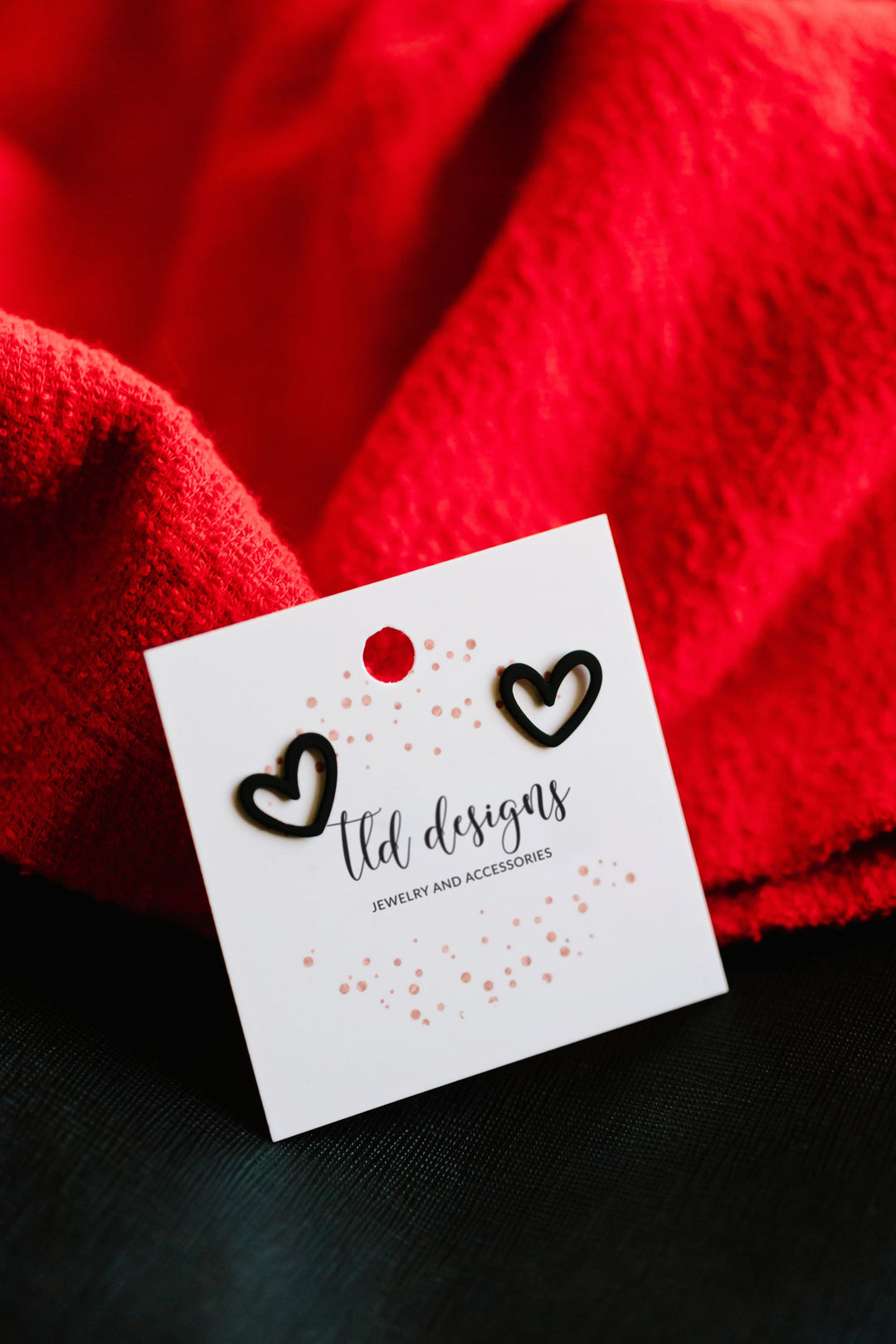 U stole my heart studs