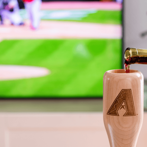 Arizona Diamondbacks "A" Wined Up® | Baseball Bat Wine Mug