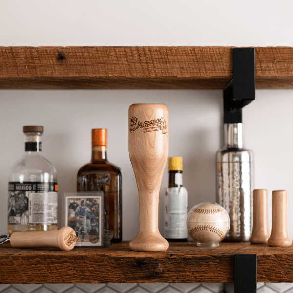 Atlanta Braves Wined Up® | Baseball Bat Wine Mug