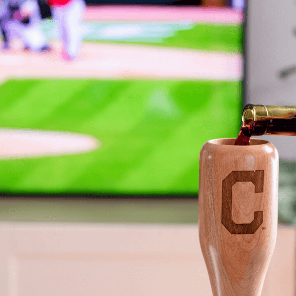 Cleveland Guardians Wined Up® | Baseball Bat Wine Mug