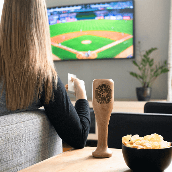 Houston Astros Wined Up® | Baseball Bat Wine Mug