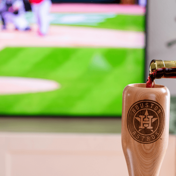 Houston Astros Wined Up® | Baseball Bat Wine Mug