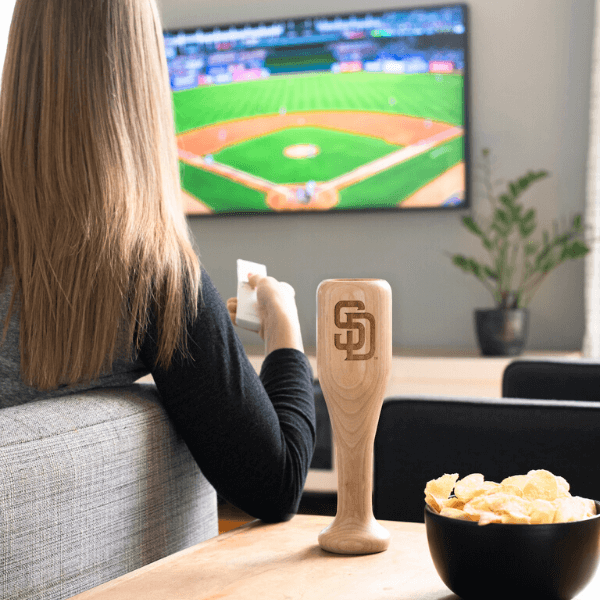 San Diego Padres "SD" Wined Up® | Baseball Bat Wine Mug