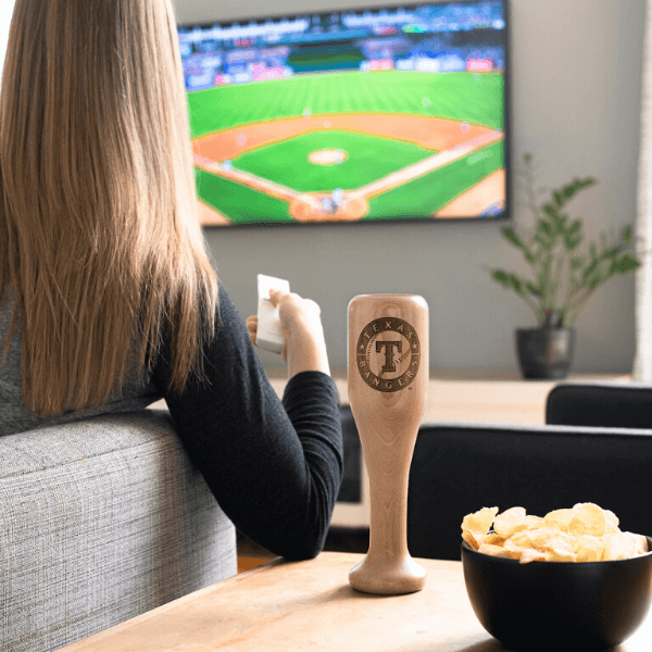 Texas Rangers Wined Up® | Baseball Bat Wine Mug